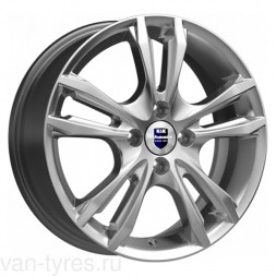 6x16 4/100 ET50 60.1 КиК Samara (КС866) сильвер