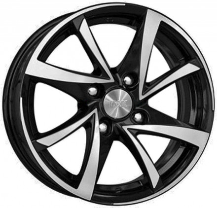 6.5x15 4/100 ET50 60.1 КиК Игуана (КС546)  алмаз черный