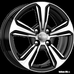 6x15 4/100 ET46 54.1 КиК КС777 (Solaris II) алмаз черный