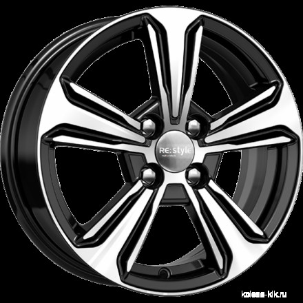 6x15 4/100 ET46 54.1 КиК КС777 (Solaris II) алмаз черный