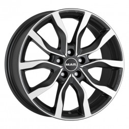 8.5x20 5/120 ET53 72.6 MAK Highlands Gunmetal Mirror Face