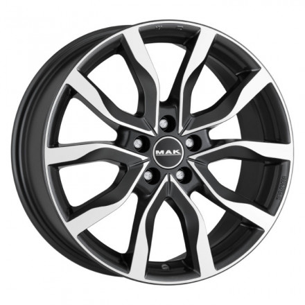 8.5x20 5/120 ET53 72.6 MAK Highlands Gunmetal Mirror Face