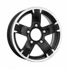 6.5x15 5/139.7 ET15 108.1 КиК Ангара (КС462) алмаз черный