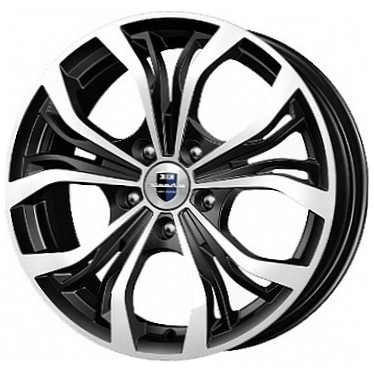 6x15 5/100 ET38 57.1 КиК Аламида (КС701) алмаз черный