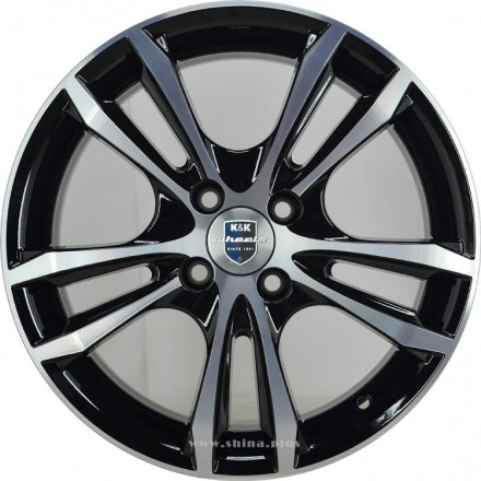 6x16 4/100 ET41 60.1 КиК Samara (КС866) алмаз черный