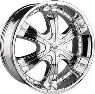8x18 5/112 ET42 74.1 FJB F-321 Chrome